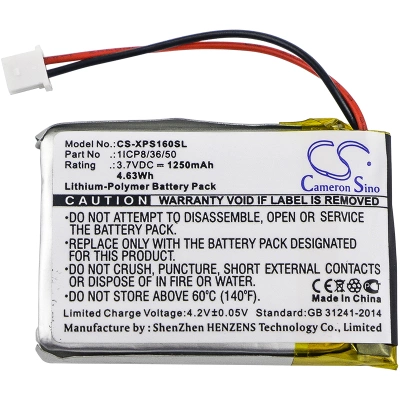 Аккумулятор Dual, XGPS160, XGPS160 SkyPro GPS Receiver, 1250 мАч, CS фото 2