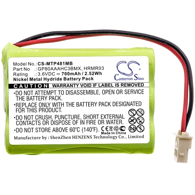Аккумулятор Motorola | Fisher-Price | V Tech | Version, MBP481, MBP482, MBP483, 700 мАч, CS фото 3