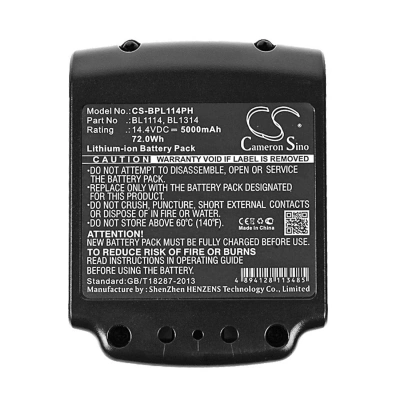 Аккумулятор Black & Decker, ASL146BT12A, ASL146K, ASL146KB, 5000 мАч, CS фото 3