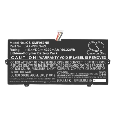 Аккумулятор Samsung, 930QCJ, 930XCJ, 950XCJ, 4300 мАч, CS фото 5