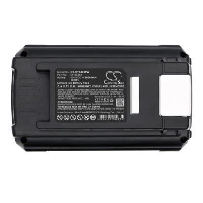 Аккумулятор Ryobi, RY40210, RY40200, RY40610, 3000 мАч, CS фото 5