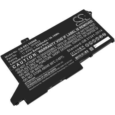 Аккумулятор Dell, Latitude 5420, Latitude 5520, 3350 мАч, CS фото 1