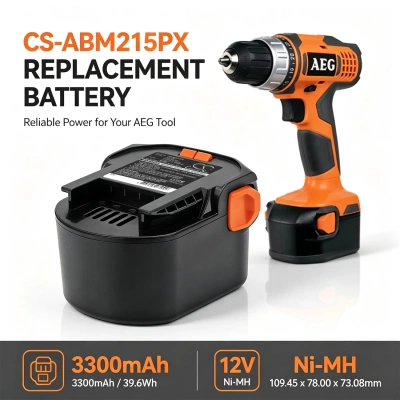 Аккумулятор AEG, BS 12 G, BS 12X, BSB 12 G, 3300 мАч, CS фото 5
