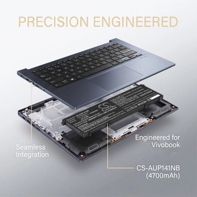 Аккумулятор Asus, K3400P, K3400PA, K3400PH, 4700 мАч, CS фото 7