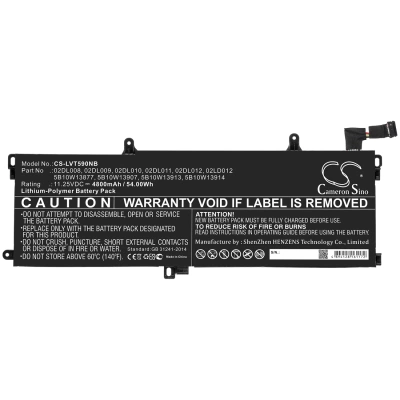 Аккумулятор Lenovo, ThinkPad T590, ThinkPad T15, ThinkPad T15 Gen 1, 4800 мАч, CS фото 3
