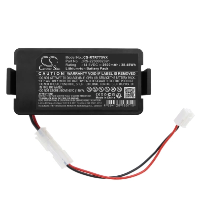 Аккумулятор Rowenta | Tefal, RR7, RR 7747 WH 4Q0, RR 7755 WH 4Q0, 2600 мАч, CS фото 3