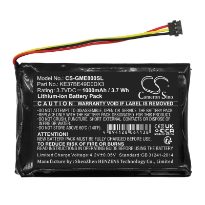 Аккумулятор Garmin, Edge 800, Edge 810, 1000 мАч, CS фото 2