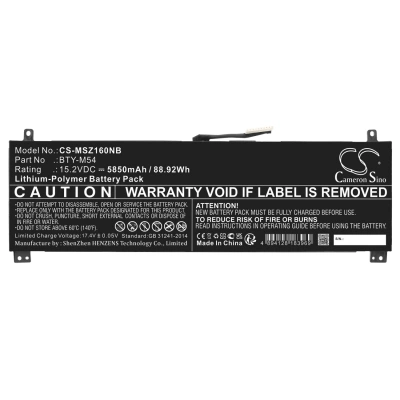 Аккумулятор MSI, Creator Z16 A11UET-031UK, Creator Z16 A11UE-088XES, Creator Z16 A11UE-019ES, 5850 мАч, CS фото 5