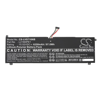 Аккумулятор Lenovo, Legion S7 16IAH7 82TF008SRK, Legion S7 16IAH7 82TF001XMJ, Legion S7 16ARHA7 82UG0011TW, 6250 мАч, CS фото 5