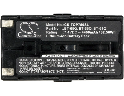 Аккумулятор Topcon, Field Controller FC100, Field Controller FC2000, FC100, 4400 мАч, CS фото 2