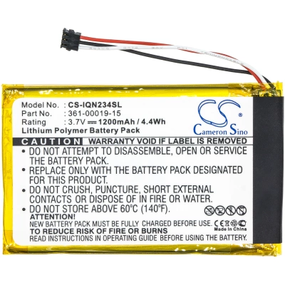 Аккумулятор Garmin, Nulink 2340, Nulink 2390, 1200 мАч, CS фото 6