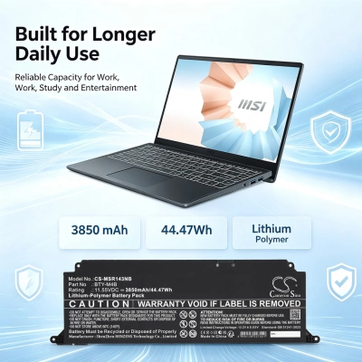 Аккумулятор MSI, F13MG-206XES, Modern 14, 3850 мАч, CS фото 3