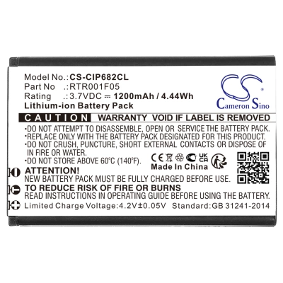 Аккумулятор Cisco, IP DECT 6800, IP DECT 6825, CP6825-3PC-K9, 1200 мАч, CS фото 2