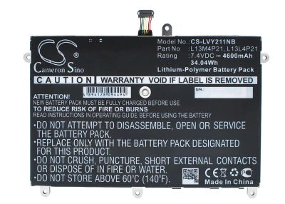 Аккумулятор Lenovo, Yoga 2 11, Yoga 2 11 11.6", Yoga 2 11-59417913, 4600 мАч, CS фото 1