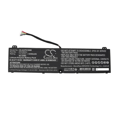 Аккумулятор Acer, Predator Triton 500 SE PT516-52s-72FE, ConceptD 5 CN516-72G-787Y, Predator Triton 300 SE PT316-51s-, 6350 мАч, CS фото 3