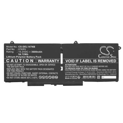 Аккумулятор Dell, Latitude 14 7430 D1GX0, Latitude 15 7530 112CM, Latitude 15 7530 9K5Y9, 3600 мАч, CS фото 3