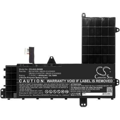 Аккумулятор Asus, E502SA-XO123T, E502SA-DM065, EeeBook E502MA-XX0009D, 4050 мАч, CS фото 3