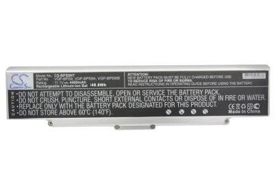 Аккумулятор Sony, VAIO VGN-AR41E, VAIO VGN-AR41L, VAIO VGN-AR41M, 4400 мАч, 242,00 × 108,00 × 55,00 мм, CS фото 5
