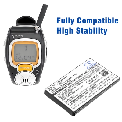 Аккумулятор Xact Communication, Wristlinx x3x, Wristlinx x2x, Wristlinx x33xif-2, 550 мАч, CS фото 2