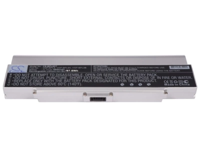 Аккумулятор Sony, VAIO VGN-AR41E, VAIO VGN-AR41L, VAIO VGN-AR41M, 8800 мАч, 208,00 × 79,90 × 34,34 мм, CS фото 5