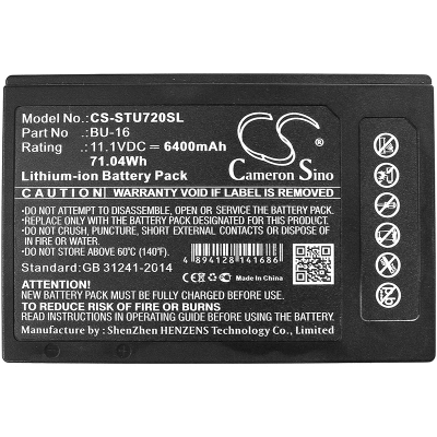 Аккумулятор Sumitomo, TYPE-72, TYPE-82, TYPE-Q102, 6400 мАч, CS фото 3
