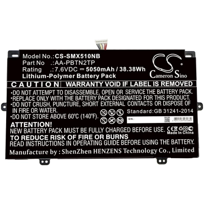 Аккумулятор Samsung, XE510C25-K01US, XE510C25, XE510C24-K01US, 5050 мАч, CS фото 4