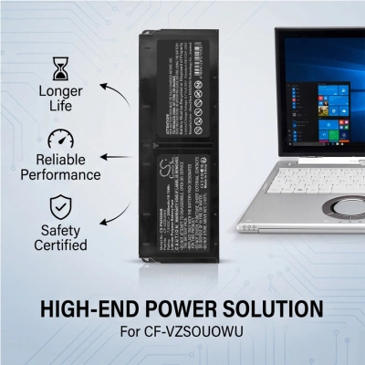 Аккумулятор Panasonic, CF-XZ6, CF-XZ62, CF-XZ62DCQR, 2600 мАч, CS фото 5