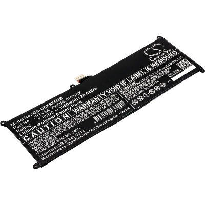 Аккумулятор Dell, XPS 12 9250, Latitude 12 7275, XPS 12-9250-D1508TB, 3900 мАч, CS фото 1
