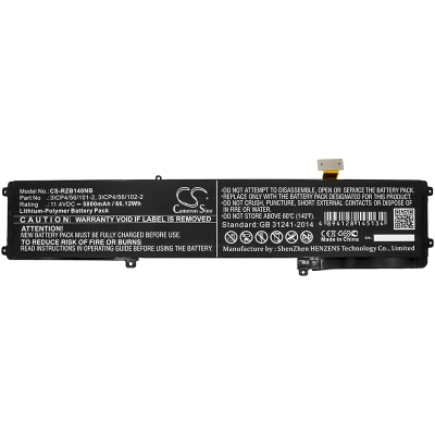 Аккумулятор Razer, Blade 14, RZ09-01953E72-R3U1, RZ09-01652E22-R3U1, 5800 мАч, CS фото 4