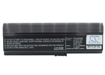 Аккумулятор Acer, AS36802682, Aspire 3050, Aspire 3050-1733, 6600 мАч, CS фото 1