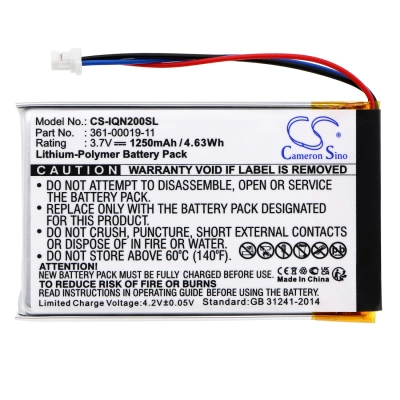 Аккумулятор Garmin, Nuvi 200, Nuvi 200W, Nuvi 205, 1250 мАч, CS фото 3
