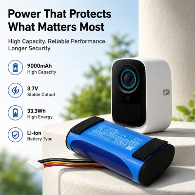 Аккумулятор Eufy, 3C S300 Cam, 4G LTE Outdoor, S300 eufyCam, 9000 мАч, CS фото 4