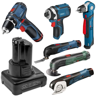 Аккумулятор Bosch | Wurth, GDR 10.8 V-LI, GLI 10.8 V-LI, GMF 10.8 V-LI, 4000 мАч, CS фото 3