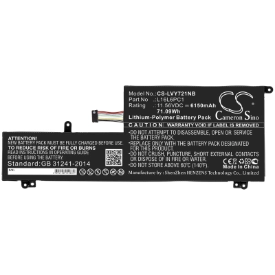 Аккумулятор Lenovo, Yoga 720-15Ikb, Yoga 720-15IKB (80X70041GE), Yoga 720-15IKB (80X70058GE), 6150 мАч, CS фото 3
