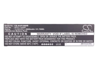 Аккумулятор Asus, Eee PC 1008, Eee PC 1008P, Eee PC 1008KR, 2900 мАч, CS фото 5