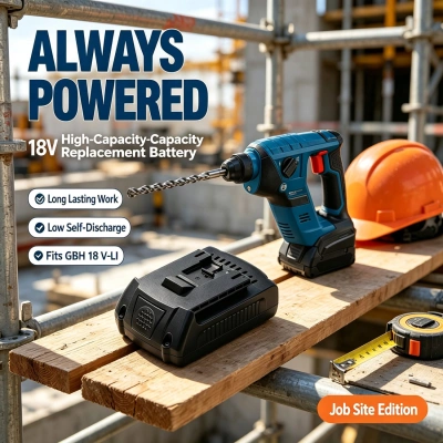 Аккумулятор Bosch, GWS 18 V-LI, GSR 18-2-LI, GSR 18 VE-2-LI, 2000 мАч, CS фото 2
