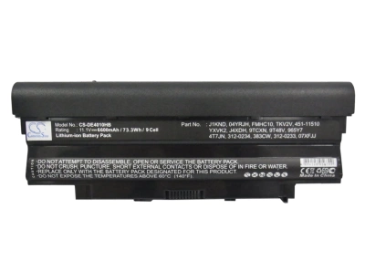 Аккумулятор Dell, Inspiron 13R, Inspiron 13R N3010, Inspiron 13R N3010D, 6600 мАч, CS фото 3