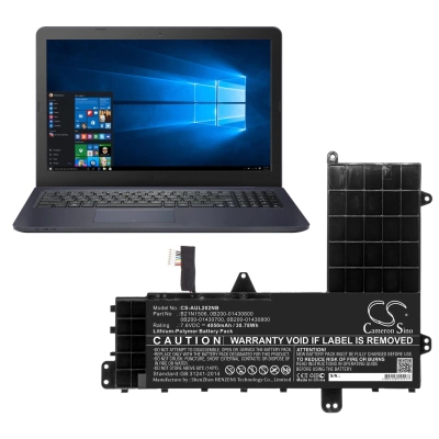 Аккумулятор Asus, E502SA-XO123T, E502SA-DM065, EeeBook E502MA-XX0009D, 4050 мАч, CS фото 5