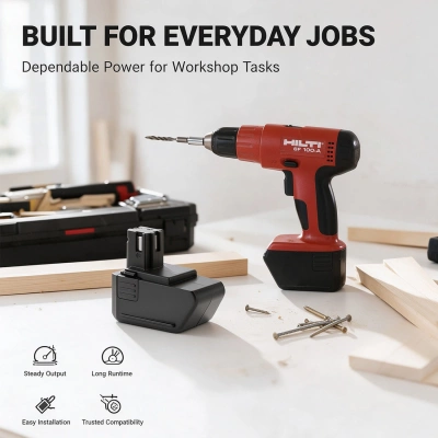 Аккумулятор HILTI, SFB105, SF100A, 3300 мАч, CS фото 4