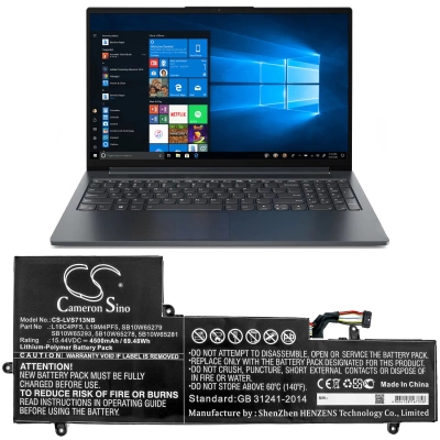 Аккумулятор Lenovo, Yoga Slim 7-15IIL, 4500 мАч, CS фото 5