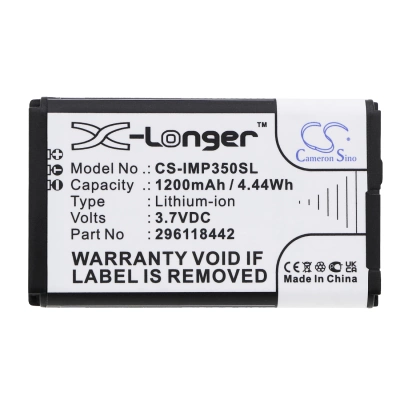 Аккумулятор Ingenico, iSMP, iMP350, IMP350-USBLU03A, 1200 мАч, CS фото 2