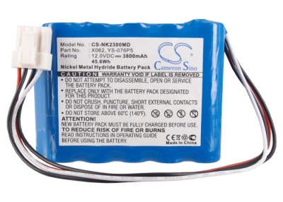 Аккумулятор Nihon Kohden, BSM-2300, BSM-2301, BSM-2304, 3800 мАч, CS фото 3