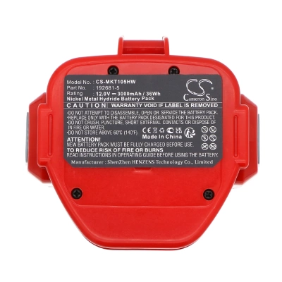 Аккумулятор Makita, 1050D, 1050DA, 1050DRA, 3000 мАч, CS фото 2