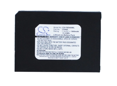 Аккумулятор FirstData, FD-400, FD-400Ti, FD-400Gt, 1800 мАч, CS фото 3