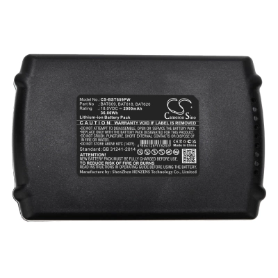 Аккумулятор Bosch, GWS 18 V-LI, GSR 18-2-LI, GSR 18 VE-2-LI, 2000 мАч, CS фото 4