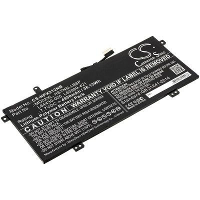 Аккумулятор HP, Chromebook X360 12B-CA0000NG, Chromebook X360 12B-CA0000NS, Chromebook X360 12B-CA0000UR, 4950 мАч, CS фото 1