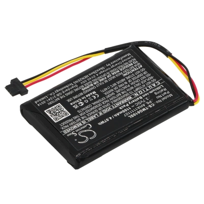 Аккумулятор TomTom, Go 610, 4FA60, Go Essential, 1100 мАч, CS фото 4