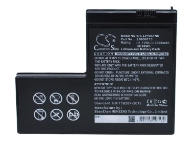 Аккумулятор Lenovo, IdeaPad Y650, IdeaPad Y650 4185, IdeaPad Y650A, 3600 мАч, CS фото 1