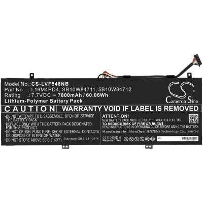 Аккумулятор Lenovo, Flex 5G, Flex 5G-14Q8CX05(81XE/82AK), 7800 мАч, CS фото 4