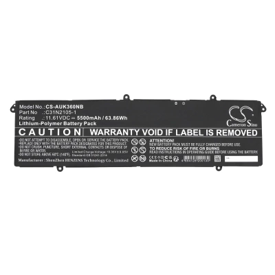 Аккумулятор Asus, K3605VU, K3605VV, K3605VV-BB74, 5500 мАч, CS фото 4